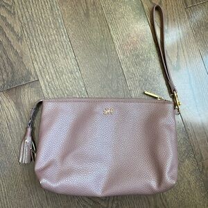 Freshly Picked Classic Zip Pouch mauve with tassel